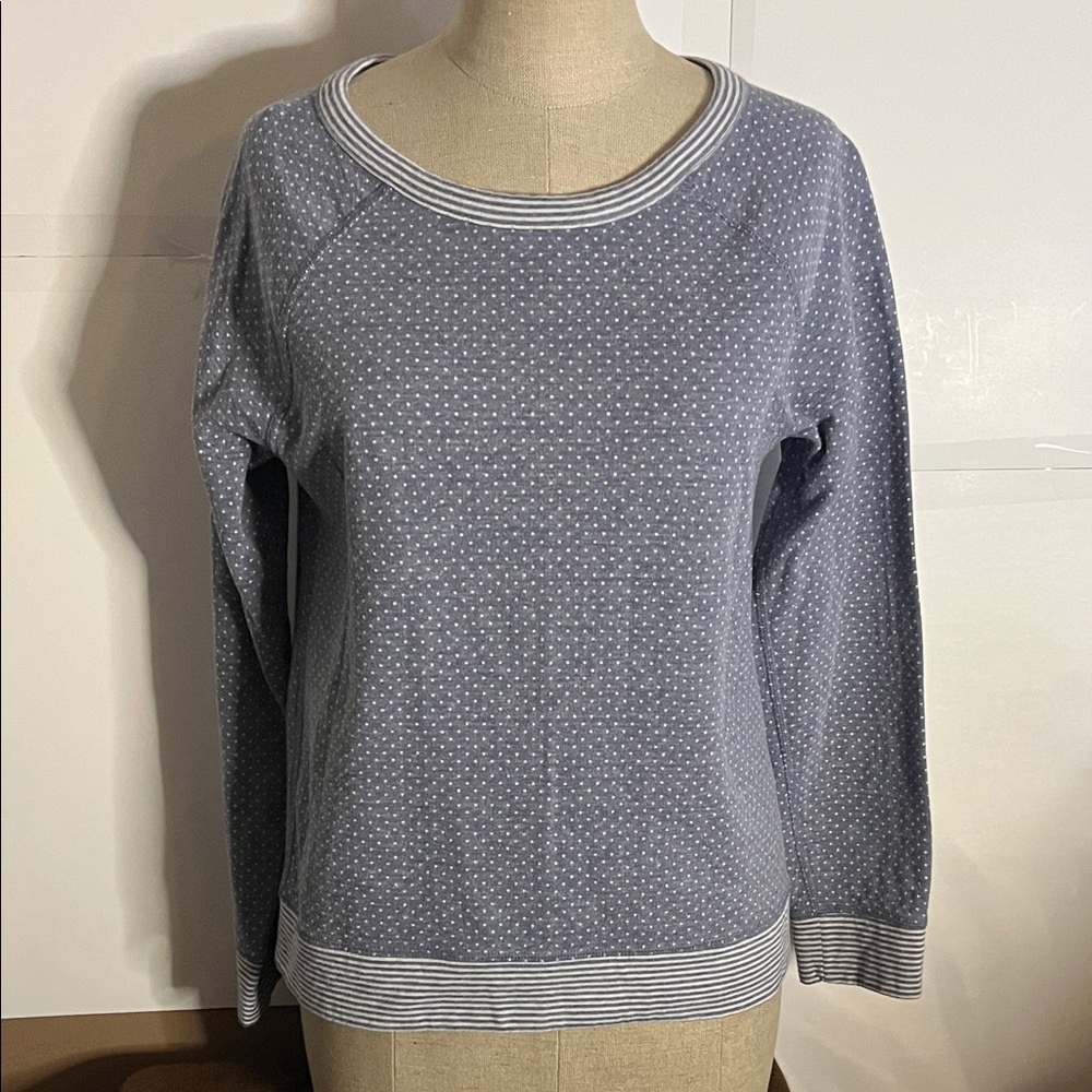 😄Banana Republic soft cotton blend top small